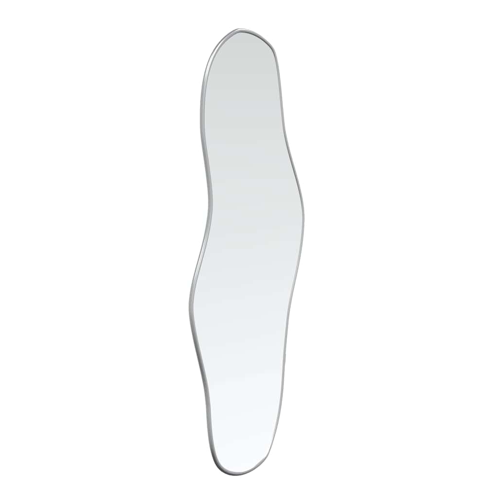 Specchio da parete Vidaxl 80x35 cm di colore argento