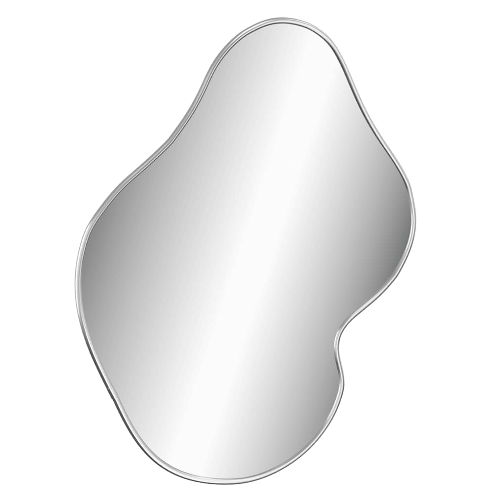 Specchio da parete Vidaxl 60x50 cm di colore argento