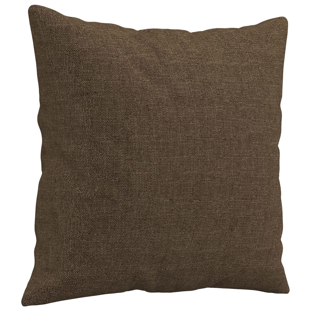 Cuscini decorativi Vidaxl 2 ST 40x40 cm tessuto marrone