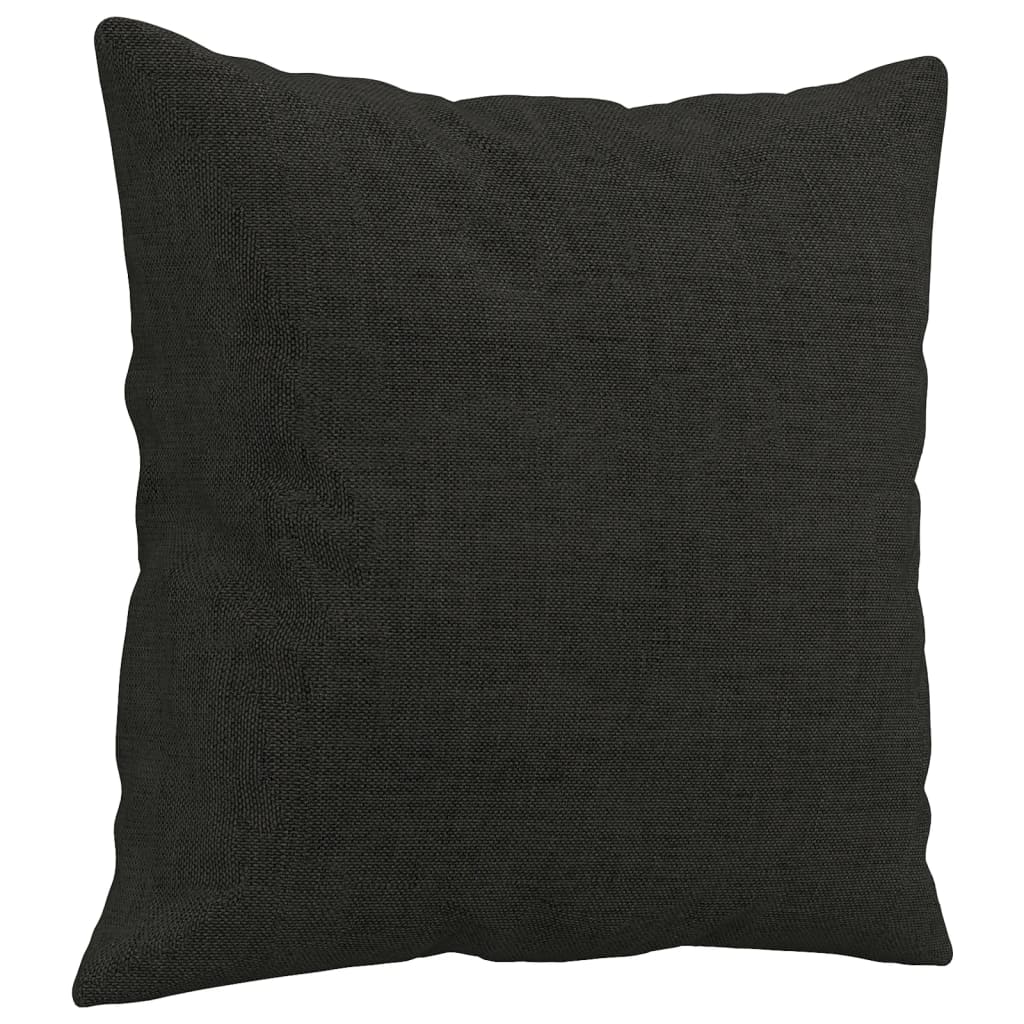 Cuscini decorativi Vidaxl 2 St 40x40 cm tessuto nero