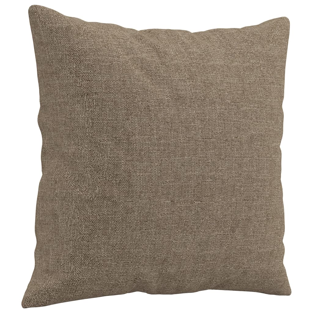 Cuscini decorativi Vidaxl 2 ST 40x40 cm tessuto taupe