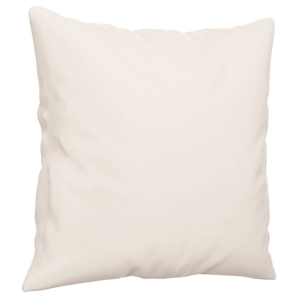Cuscini decorativi vidaxl 2 pezzi 40x40 cm in tessuto in microfibra beige