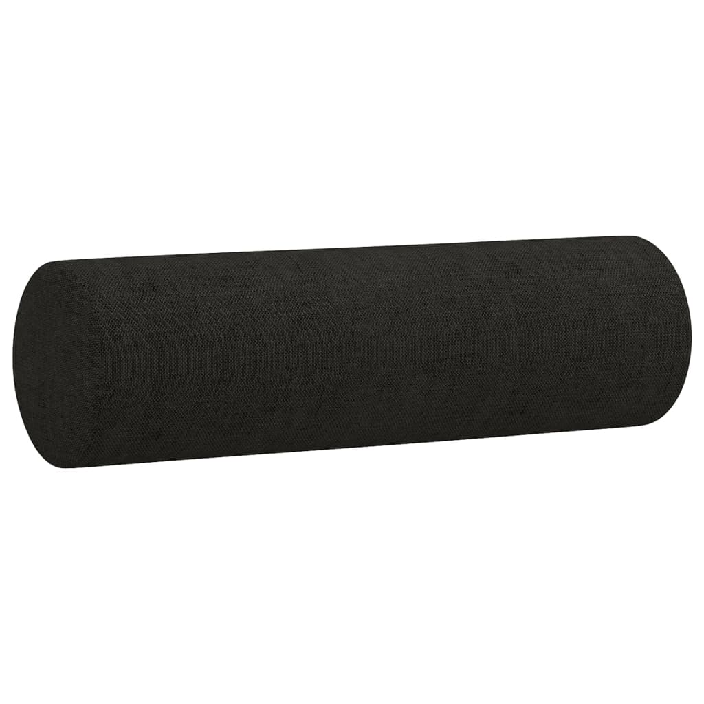 Cuscini decorativi Vidaxl 2 St 15x50 cm tessuto nero
