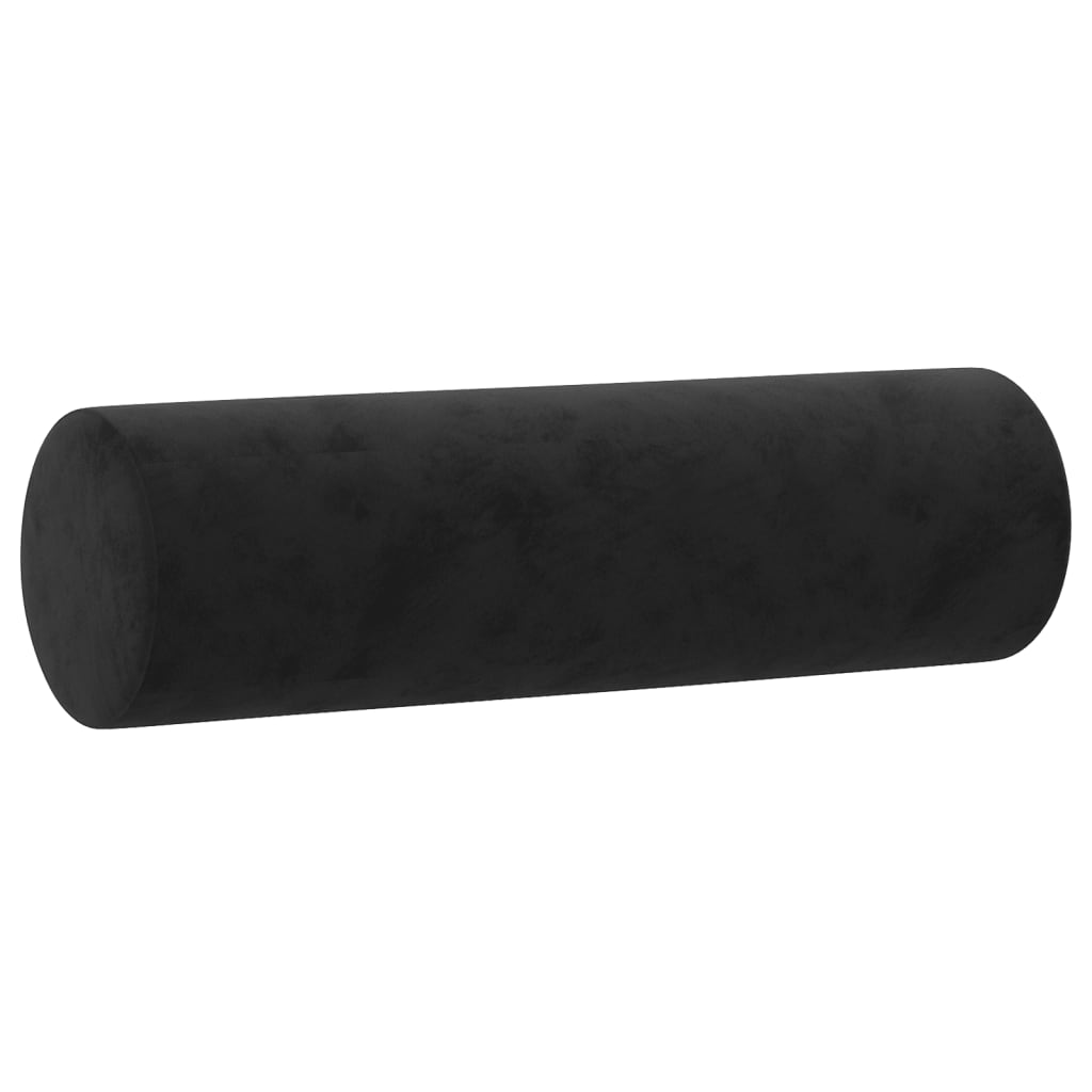 Cuscini decorativi Vidaxl 2 St 15x50 cm Velvet nero