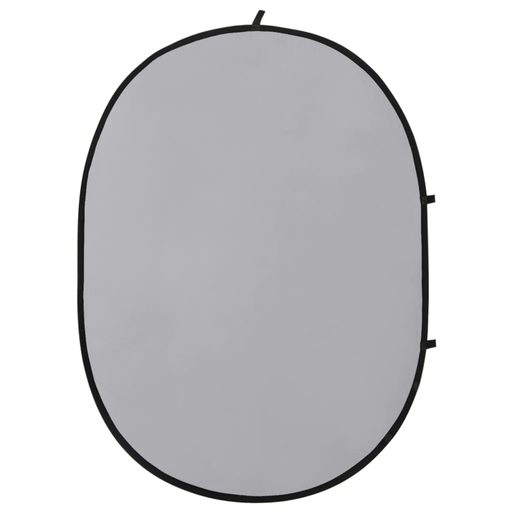 VIDAXL SCHERMI SCREENTE STUDIO 2-IN-1 Oval 200x150 cm nero