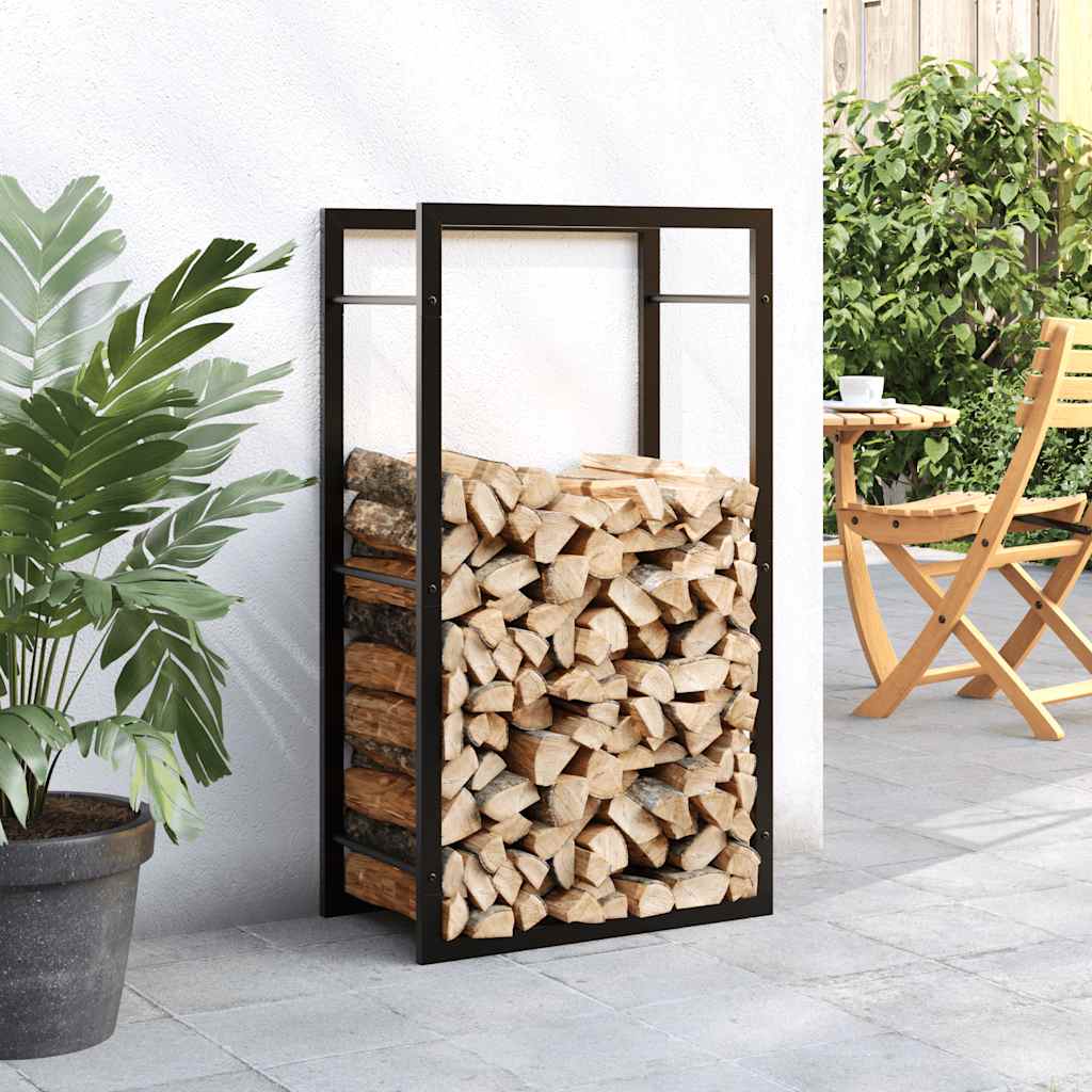 Chimenea de Vidaxl 50x28x94 cm de acero mate negro