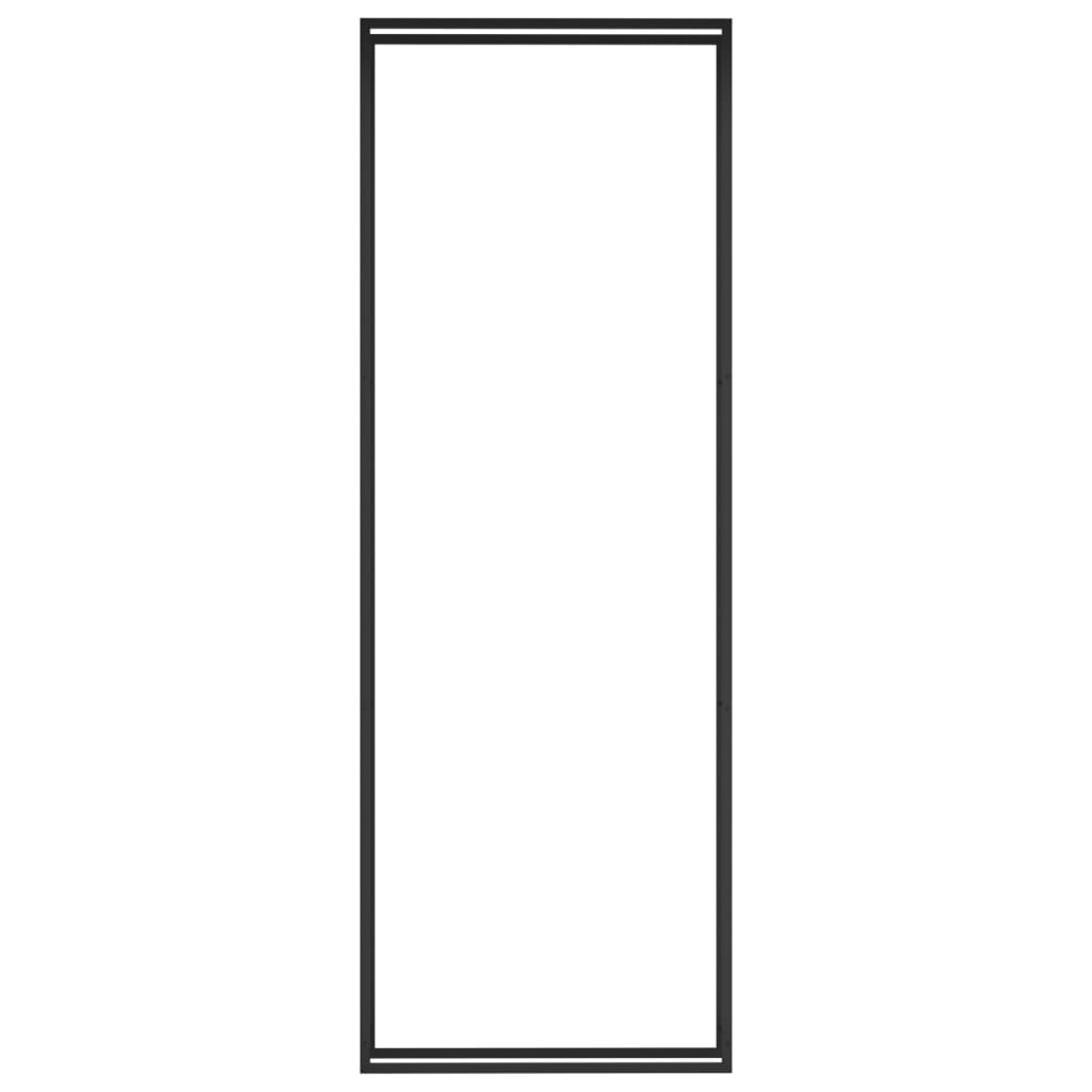 Chimenea de Vidaxl 110x28x312 cm de acero mate negro
