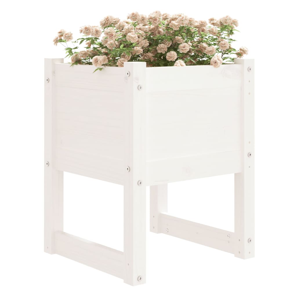 Plantadores Vidaxl 2 ST 40x40x52.5 cm de pino sólido