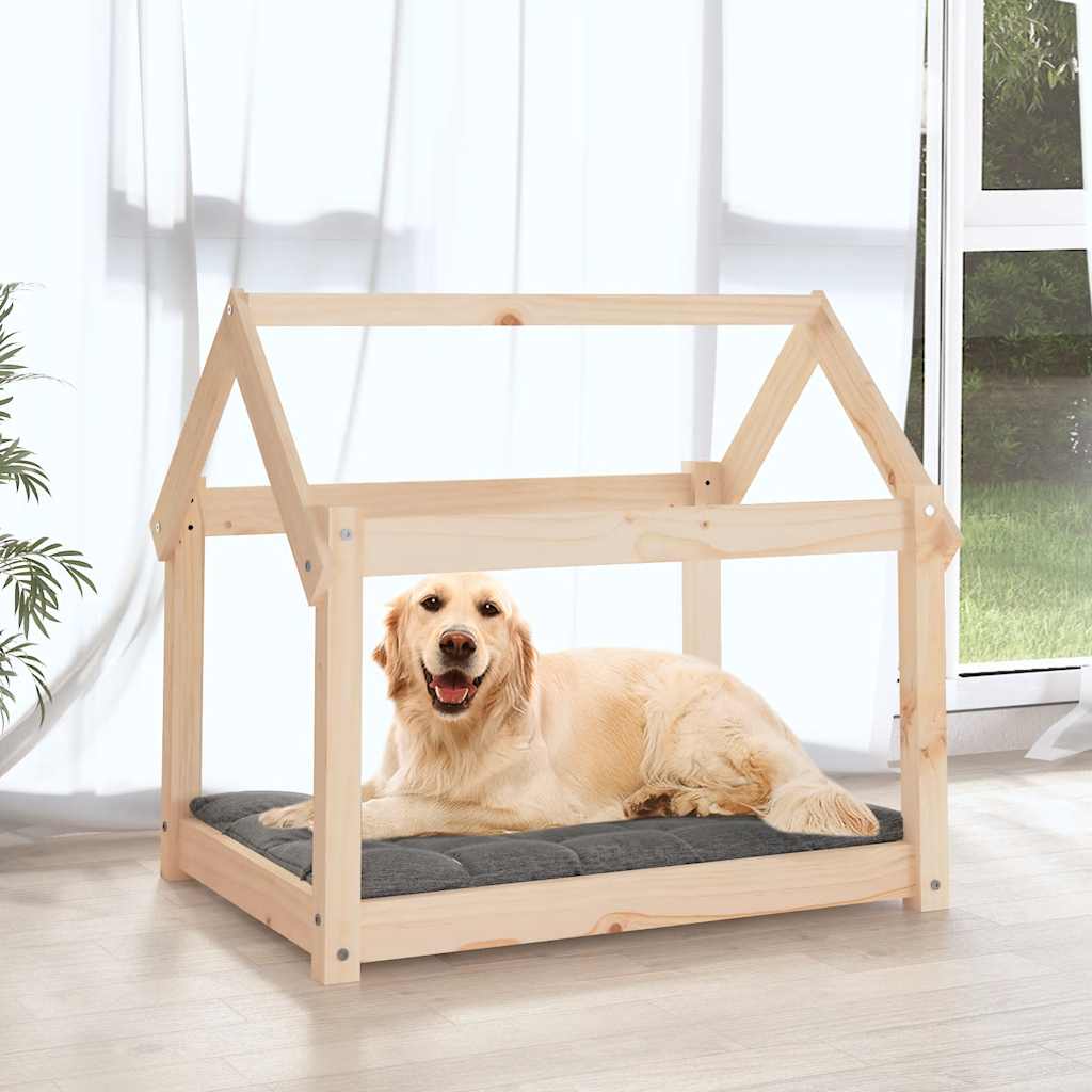 Vidaxl Dog Basket 81x60x70 cm Pino solido