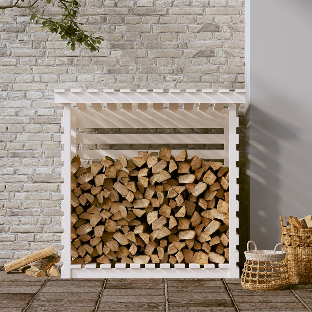 Vidaxl Fireplace Trek 108x73x108 cm de pino sólido