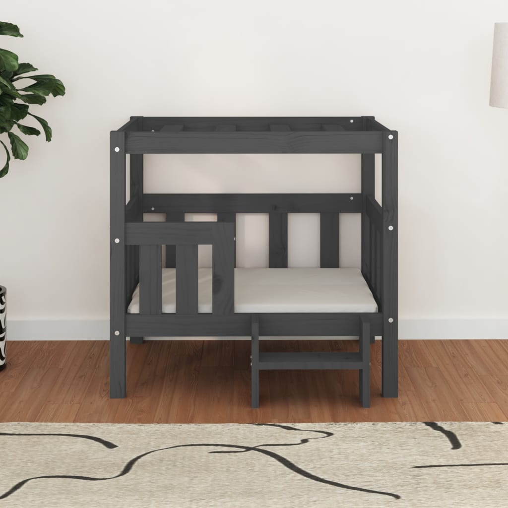Vidaxl Dog Basket 75.5x63.5x70 cm Pinio solido