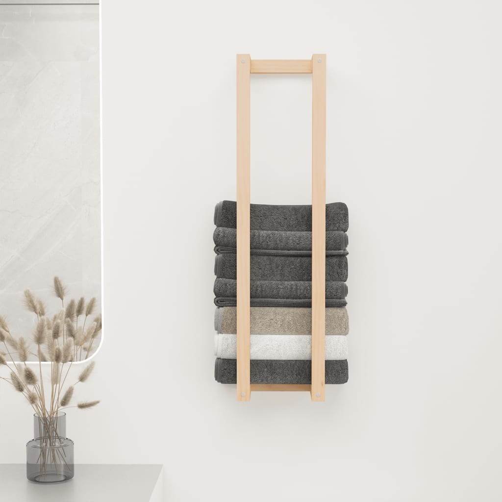 Vidaxx toallero 23x18x90 cm madera maciza de pino