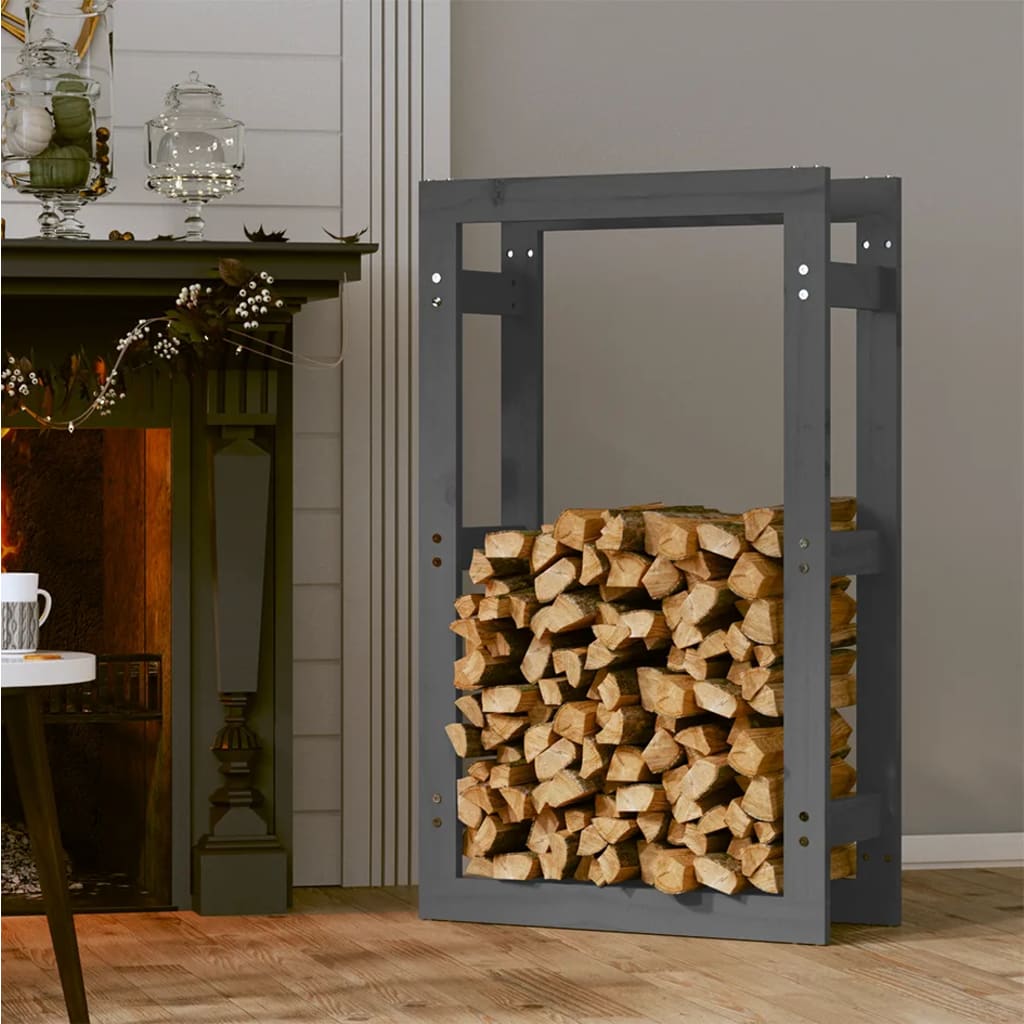 VIDAXL camino 60 x 25 x 100 cm Pine grigio