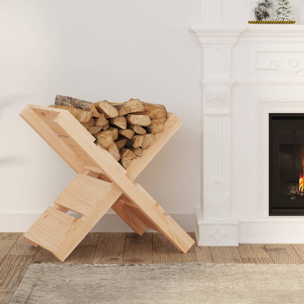 Soporte de bloques de madera Vidaxl 47x39.5x48 cm de pino sólido