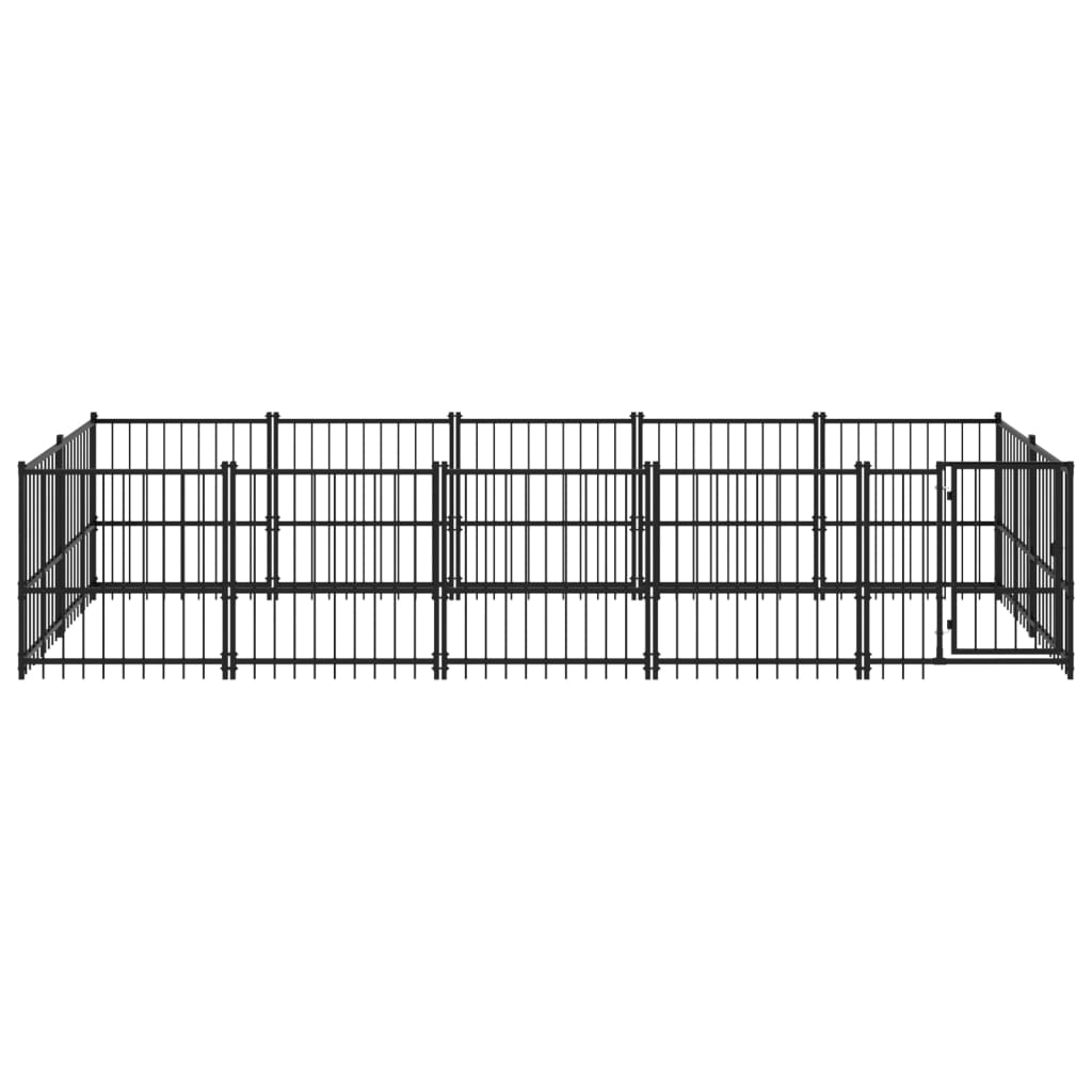Vidaxl Hondkensne 9,38 m² acciaio