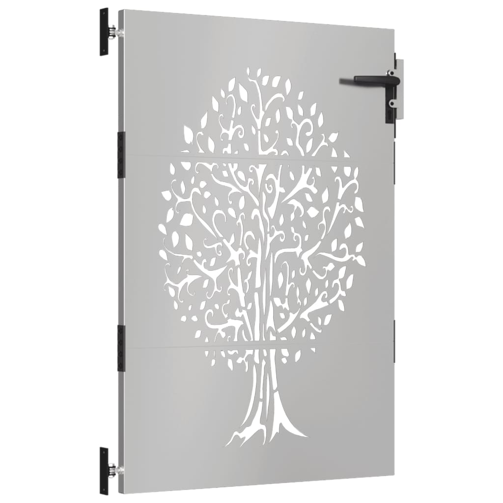 Vidaxl Poort 85x150 cm Design dell'albero Cortenstaal