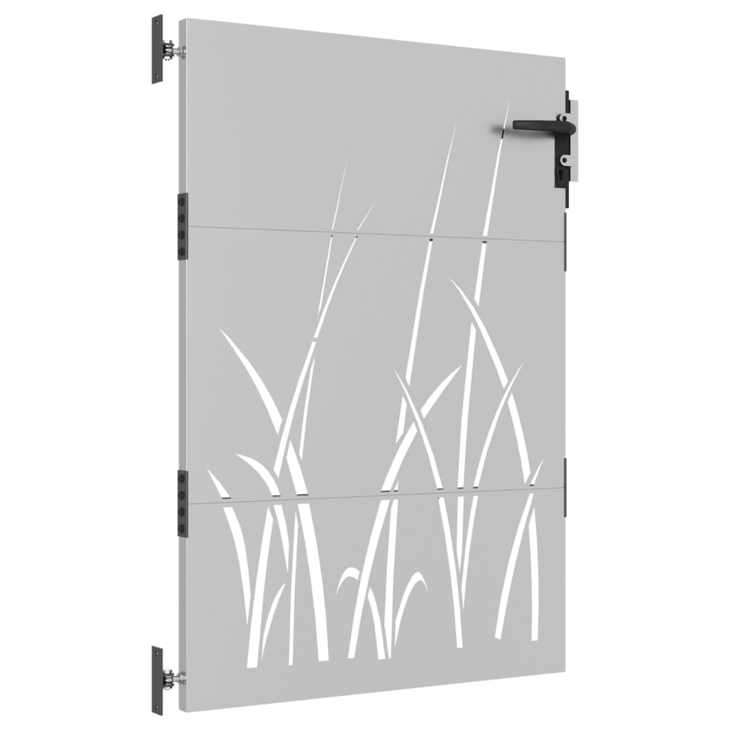 Vidaxl Poort 85x125 cm Design dell'erba Cortenstaal