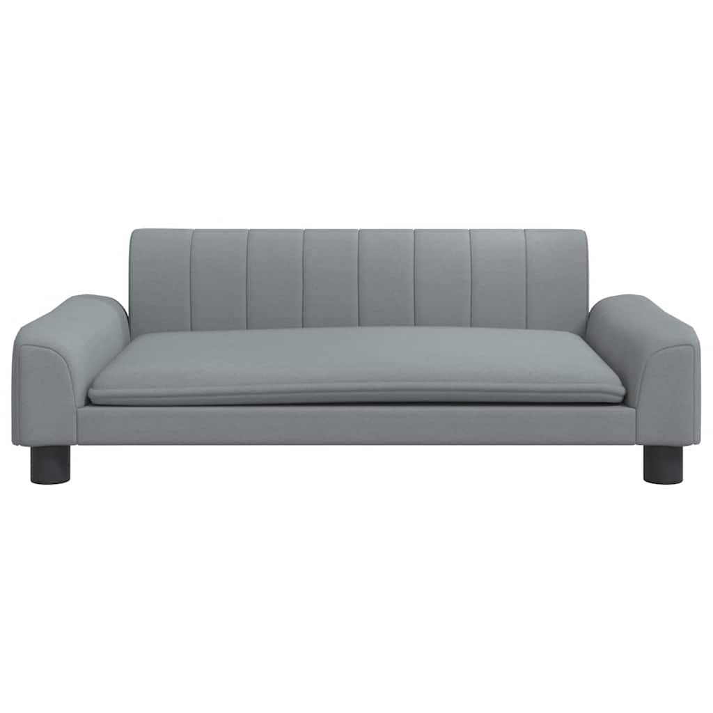 Vidaxl Cante per cani 90x53x30 cm tessuto grigio chiaro