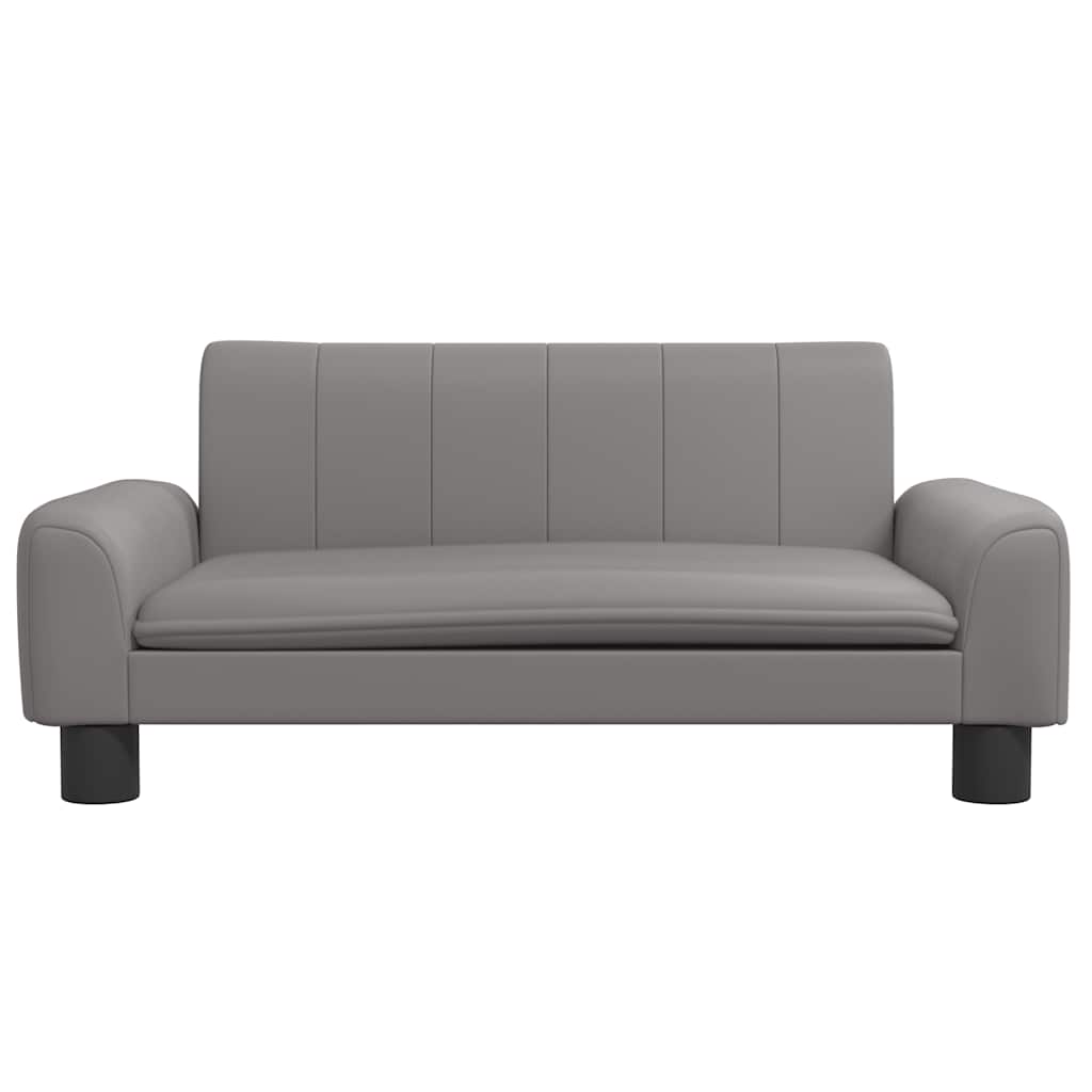 Canasta de perros de Vidaxl 70x45x30 cm de cuero artificial gris