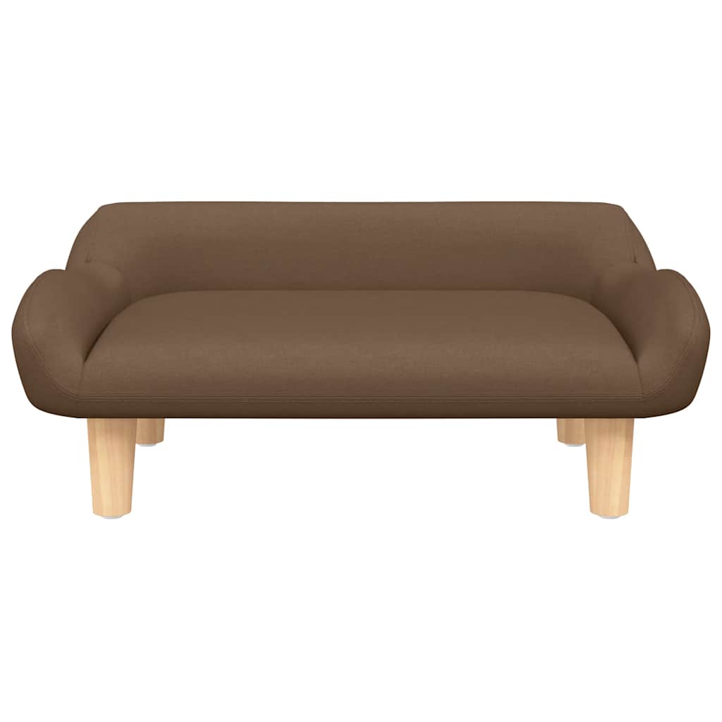 Vidaxl Dog Basket 70x40x24 cm tessuto marrone