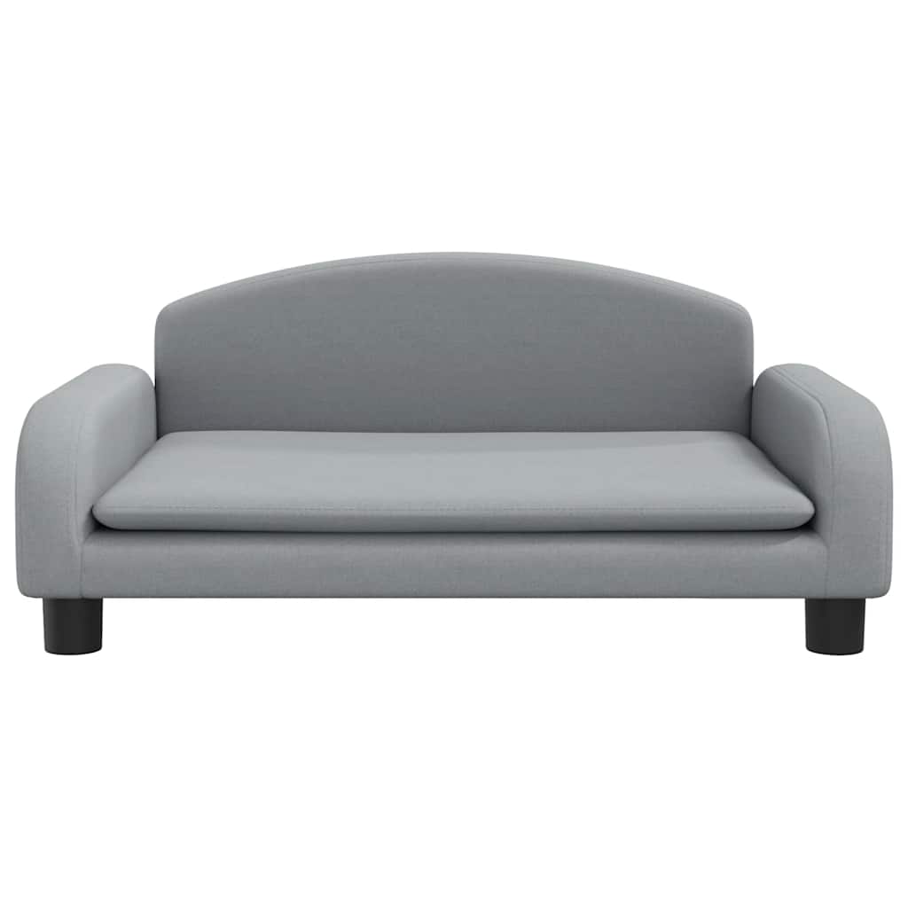 Cesta de perros de Vidaxl 70x45x30 cm de tela gris claro