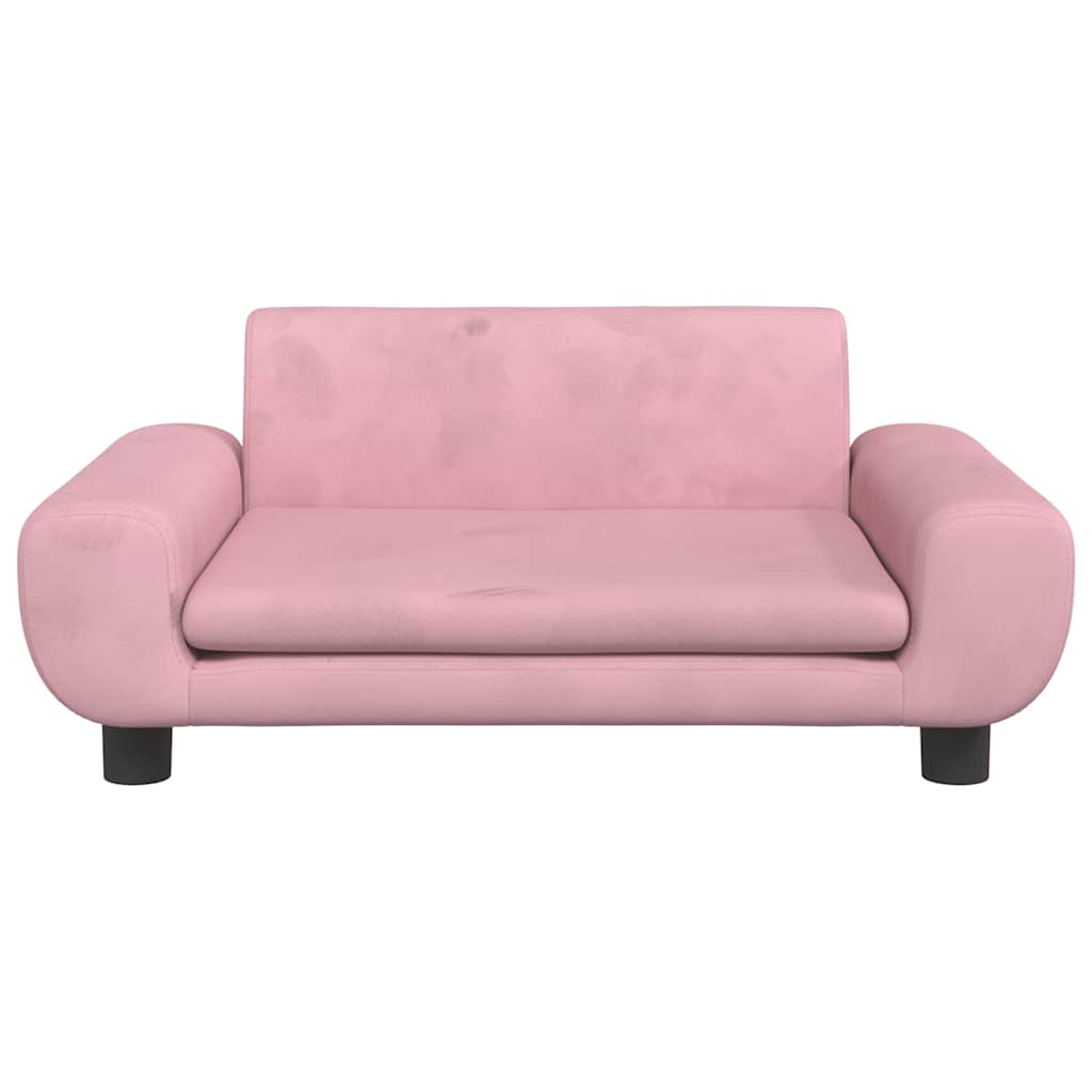 Canasta de perros de Vidaxl 70x45x33 cm Velvet Pink