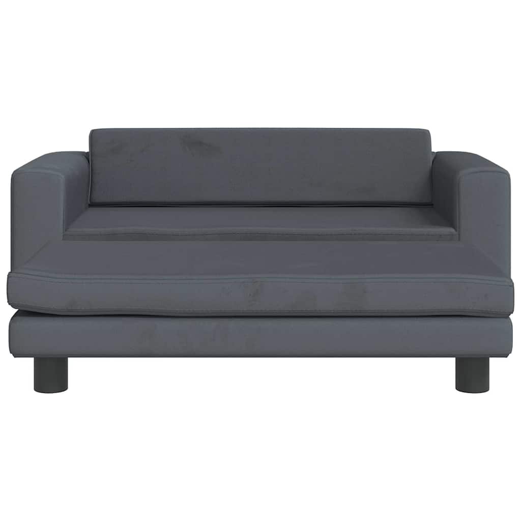 Vidaxl Canked Dog With Extension 100x50x30 cm Grigio scuro