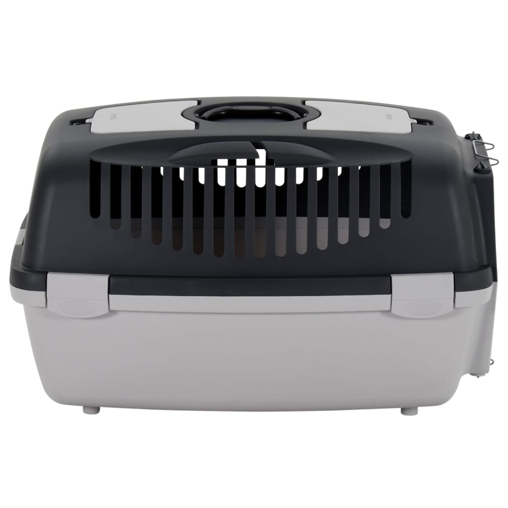 Vidaxl Travel Basket 61x40x38 cm polipropene grigio e nero