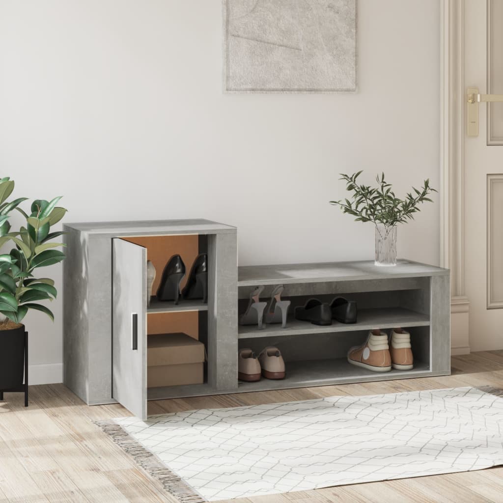 Vidaxl Cabinet da scarpe 130x35x54 cm Prezzo in legno trasformato