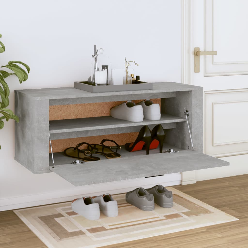Vidaxl Wall Shoe Armadiet 100x35x38 cm Prezzo in legno elaborato