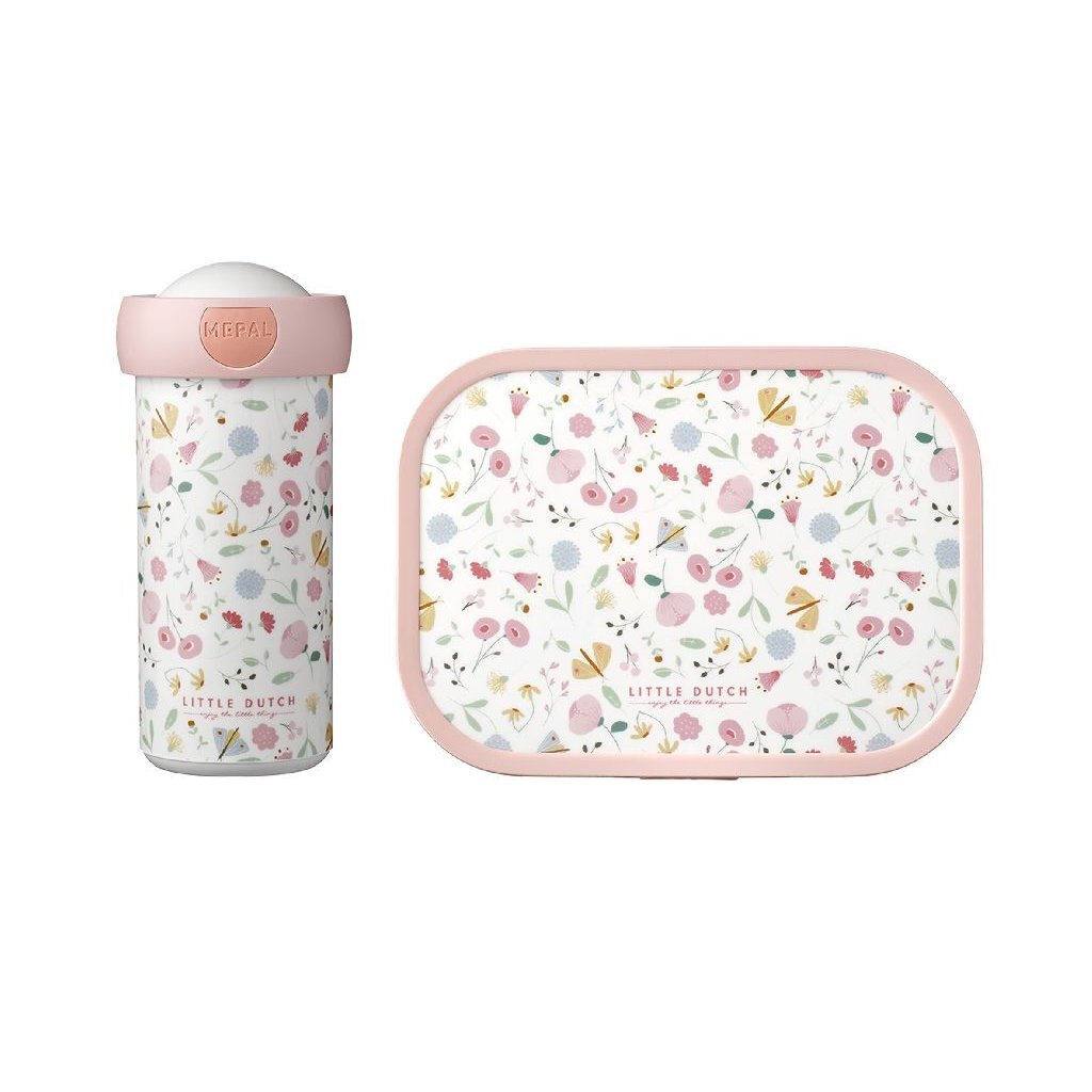 Mepal Lunch Set Flowers and Butterflies