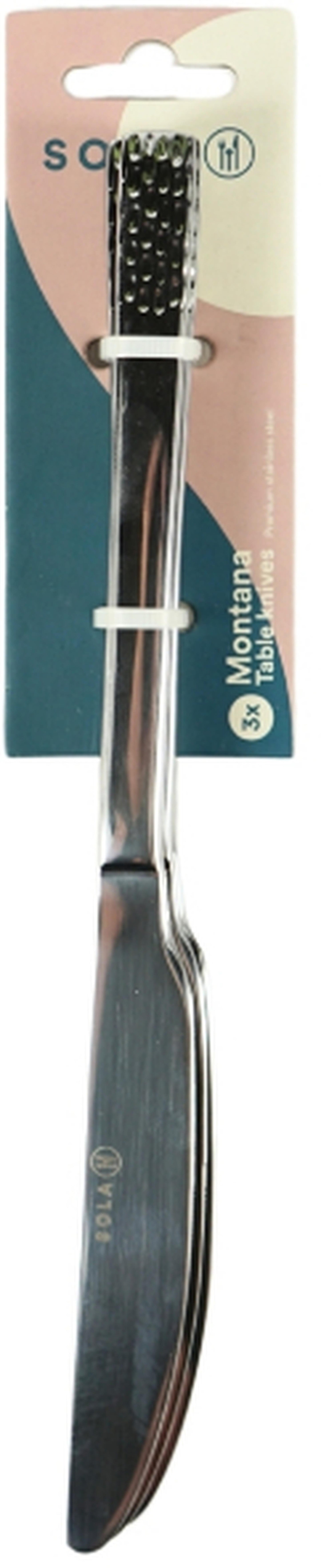Coltello da tavola Sola montana 23,5 cm 3 pezzi | 50 pezzi
