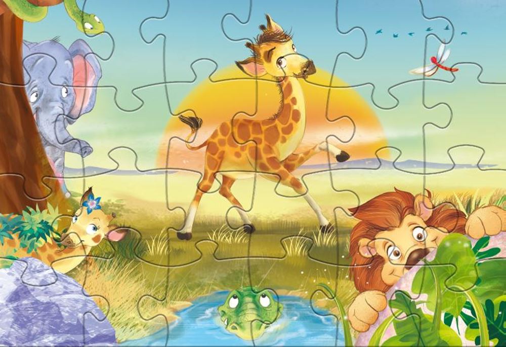 Puzzle Rebo 24 + 48 pezzi - piccolo