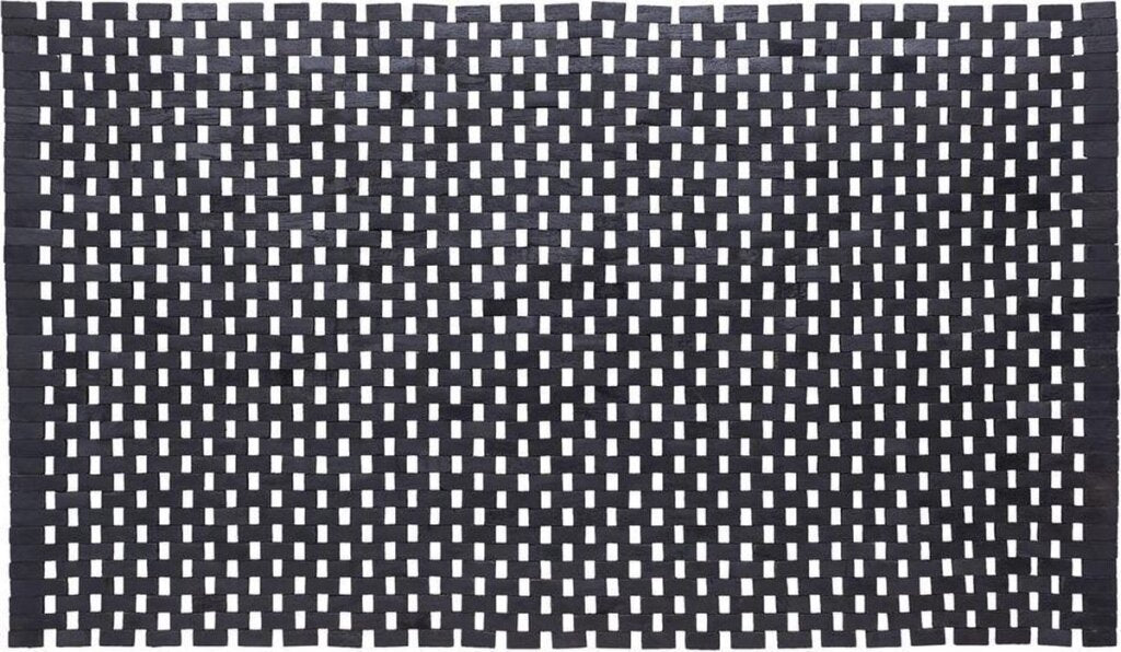 SEALskinkkinkkin woodblock bathmat 52x90 cm teak nero