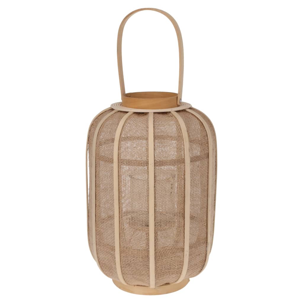 Collezione h s h s collection lantern sospesa 28x40 cm rattan beige