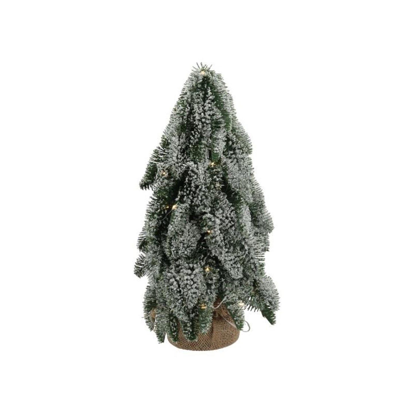 HBx albero di Natale natural living nobilis neve 35led h43cm