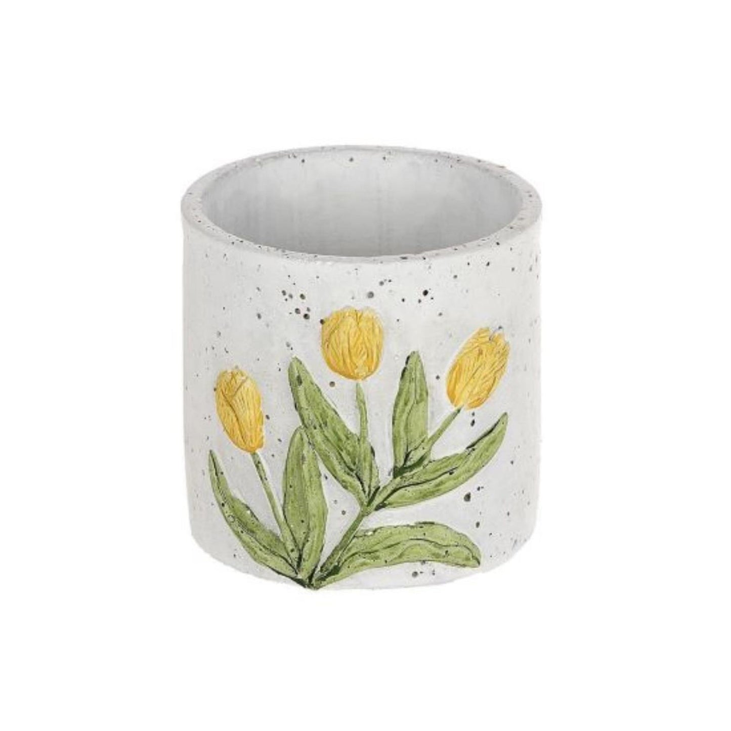 Hbx natural living hbx natrural living bloempot tulp geel ã˜10,5xh10,3cm