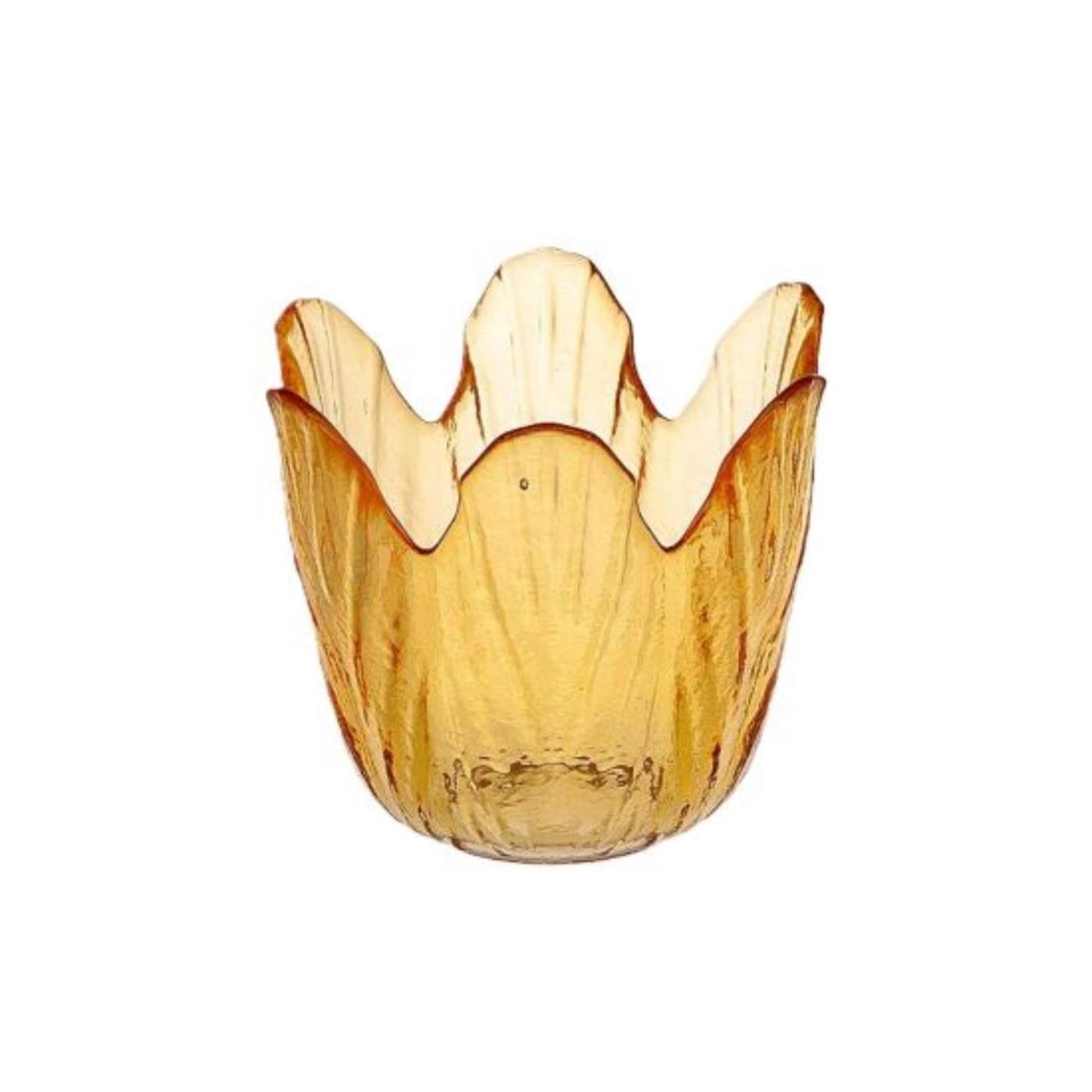 Hbx natural living hbx natrural living waxinelichthouder tulp oranje ã˜8xh8cm