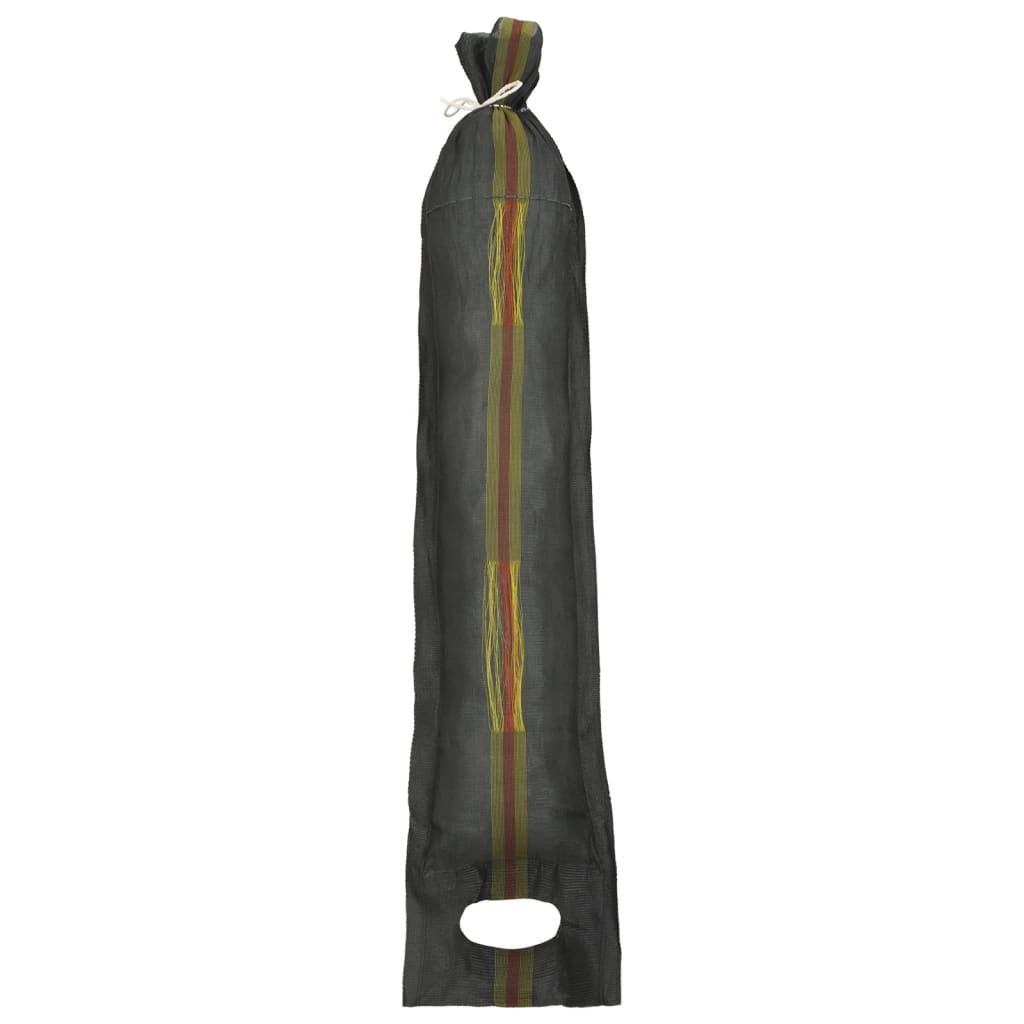 Vidaxl Sandbags 100 ST 103x25 CM HDPE DONKERGROEN