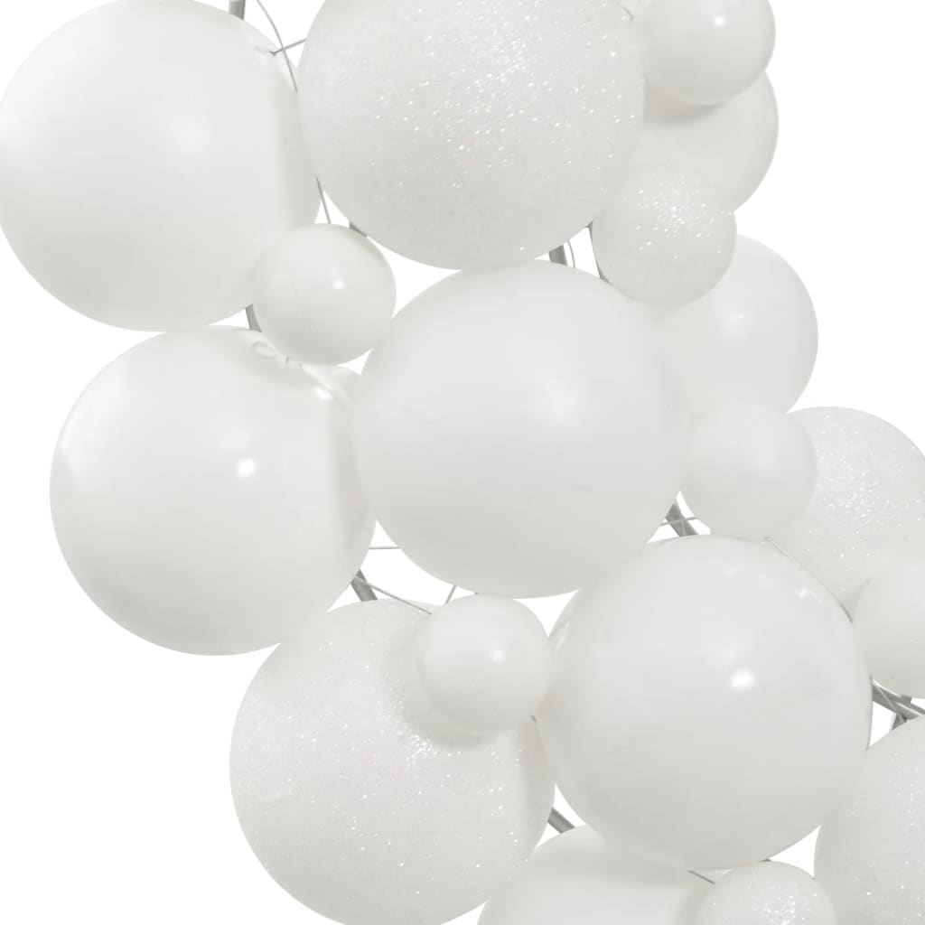 Vidaxl Christmas Greath 45 cm Polytirene bianco