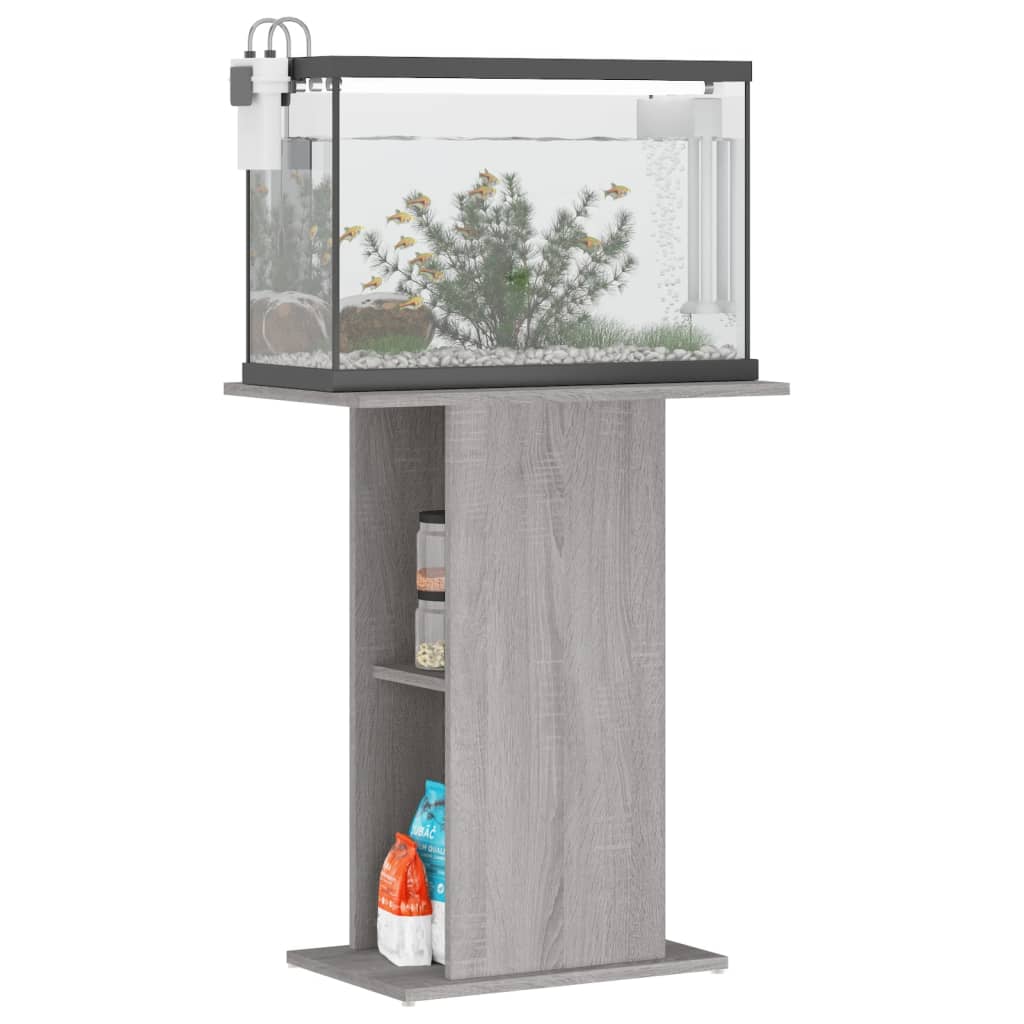 Vidaxl Aquarium Standard 60.5x36x72.5 cm de madera procesada Sonoma