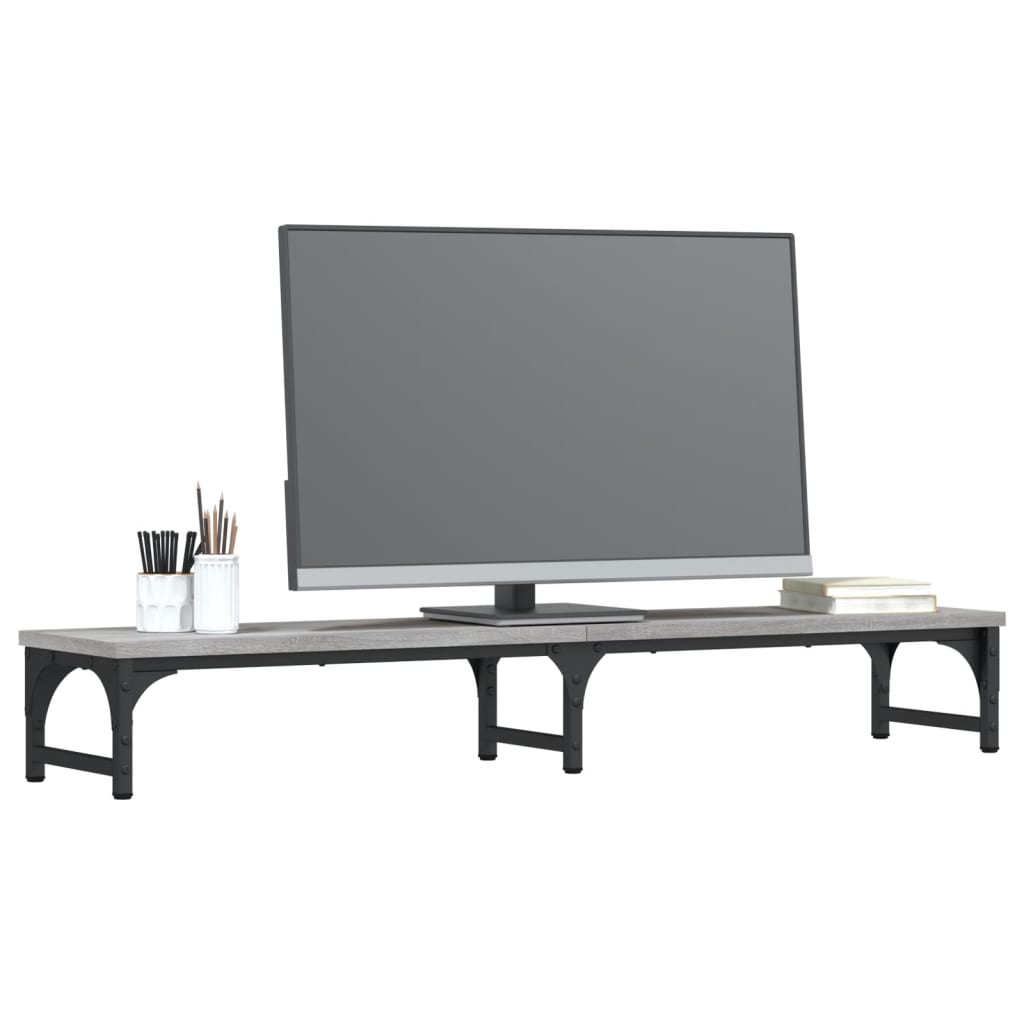 Vidaxl Monitor Standard 105x23x15.5 cm de madera procesada Sonoma gris
