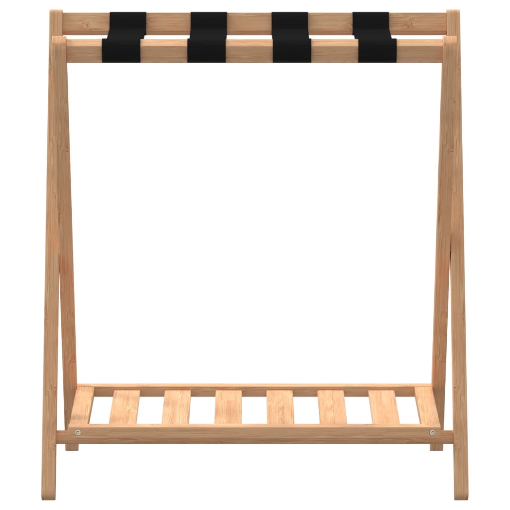 vidaxl Portapacchi 68x38x58 cm in Bambù