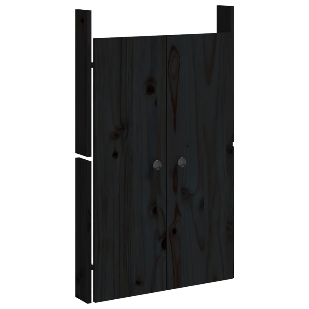 Puertas de gabinete de Vidaxl para cocina al aire libre 2 st 50x9x82 cm de madera de pino