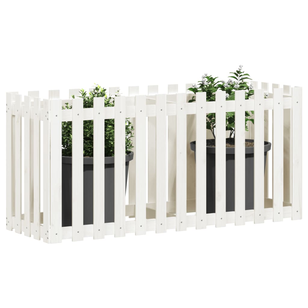Vidaxl Plantador Insent HEK Diseño 150x50x70 cm Pine Wood White