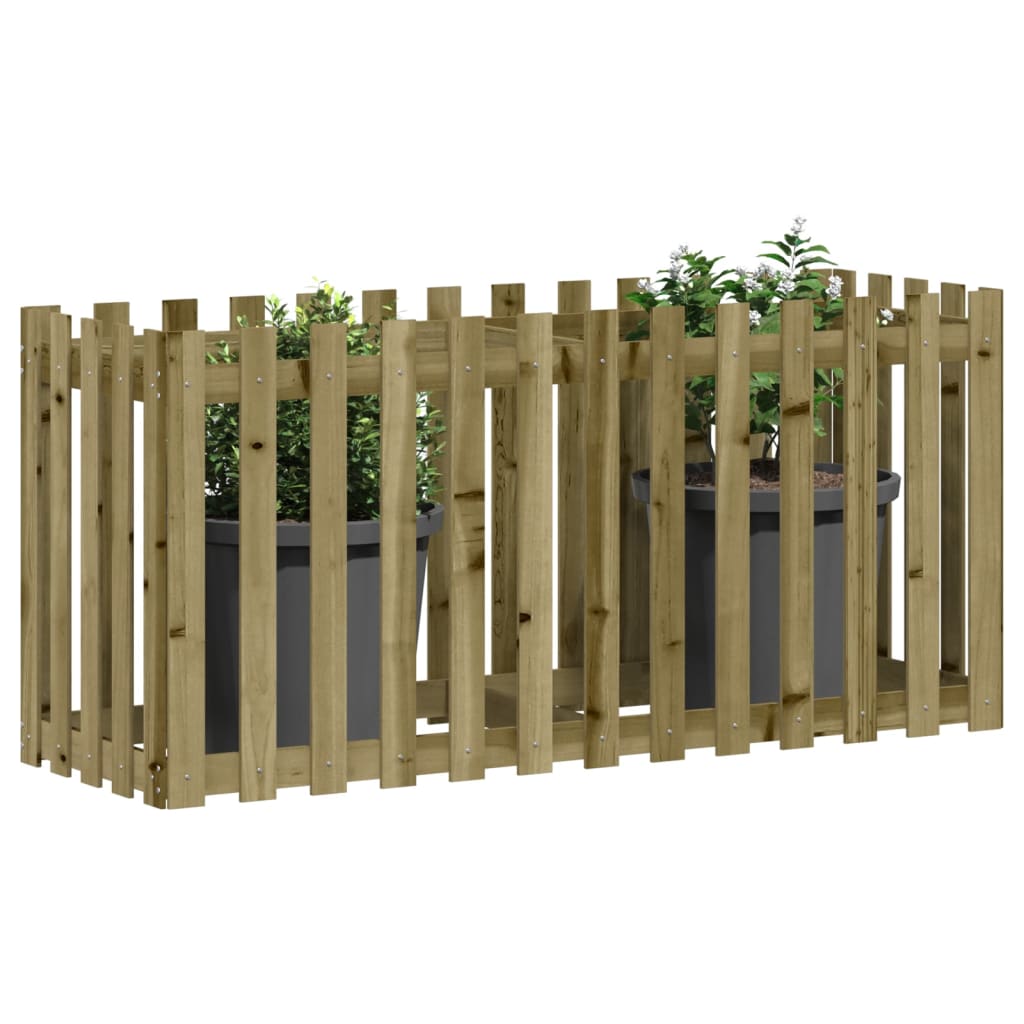 Vidaxl Plantador Insertado HEK Design 150x50x70 cm Madera impregnada
