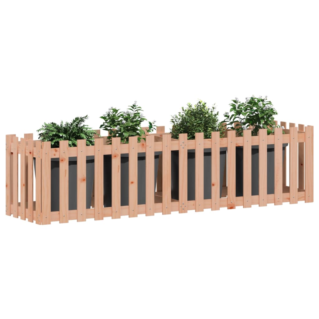 Vidaxl fiorraggio ha aumentato il design HEK 200x50x50 cm solido Douglashout