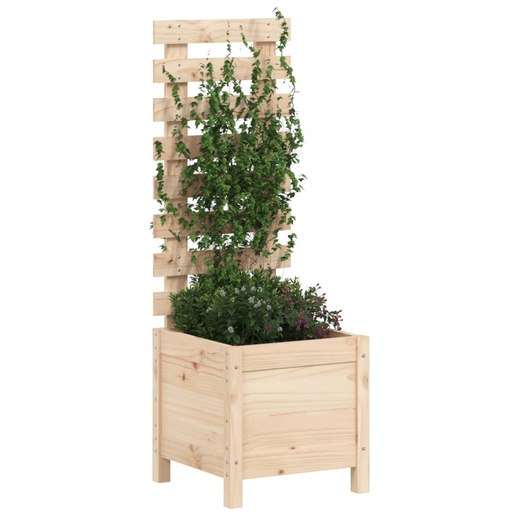 Plantilla Vidaxl con rack 39x39.5x114 cm de pino sólido