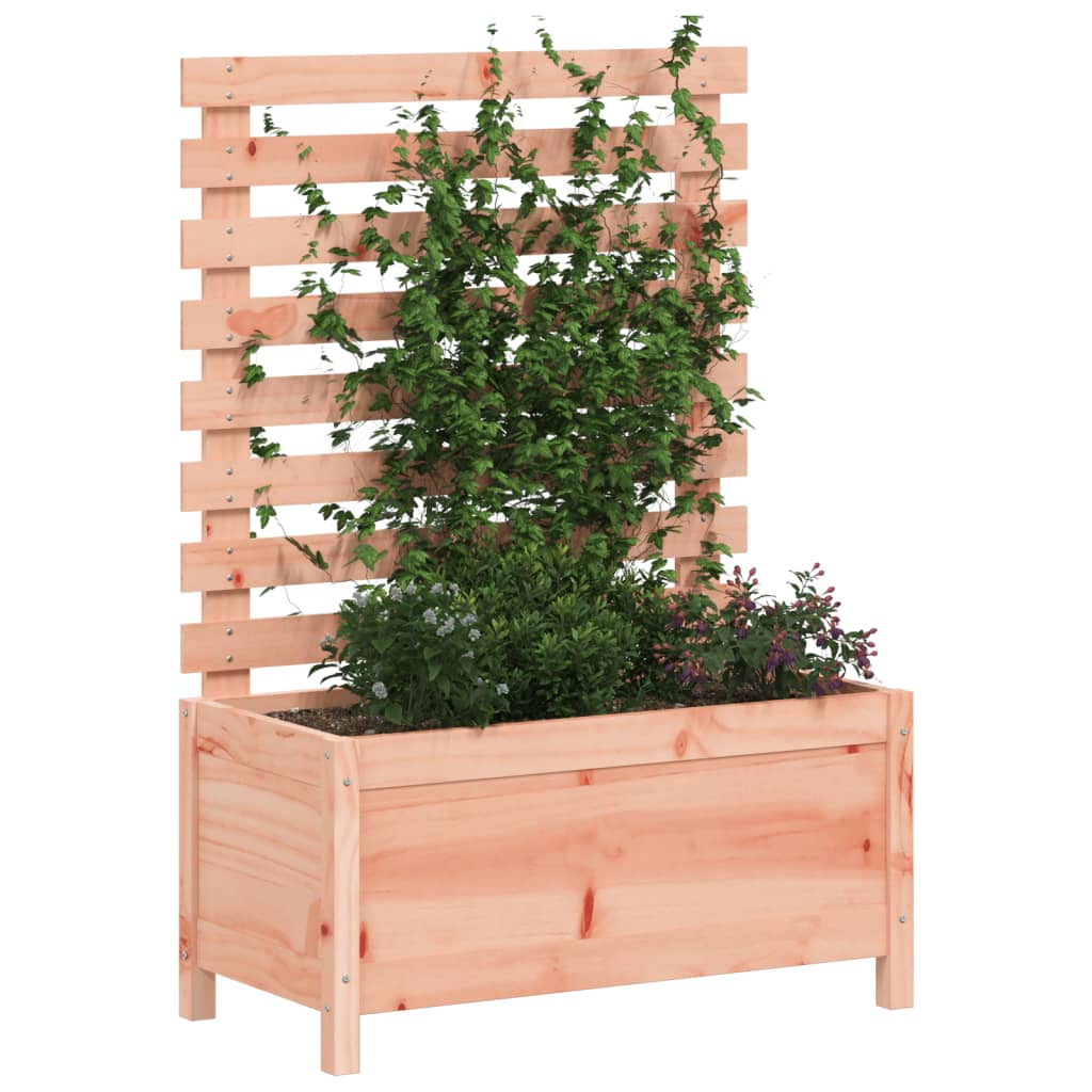 Plantera Vidaxl con rack 79x39.5x114 cm Douglhout sólido