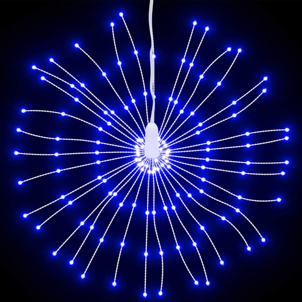 Vidaxl Fireworks de iluminación navideña 140 LED azules 17 cm